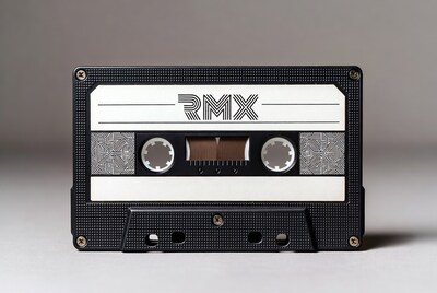 RMXX Black Audio Cassette Tape