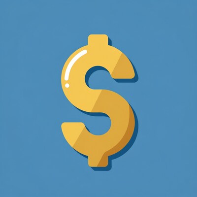 Golden Dollar Sign Icon