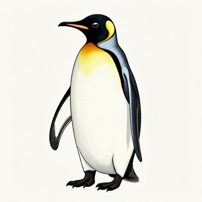 Emperor Penguin Illustration