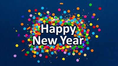 Happy New Year confetti