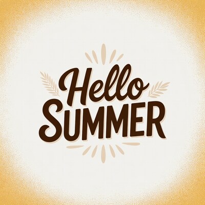 Hello Summer Illustration