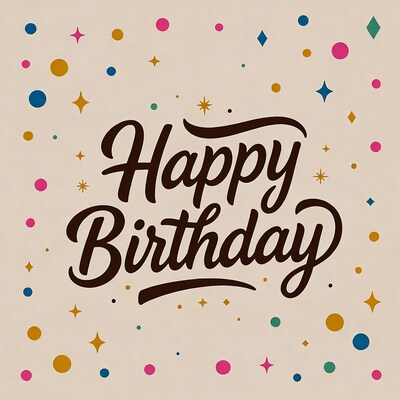 Happy Birthday illustration
