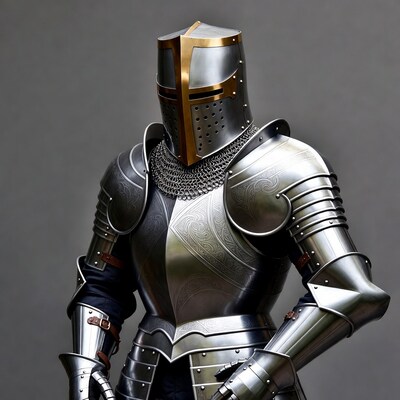 Knight in Crusader Armor