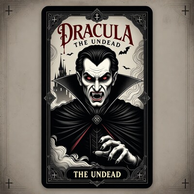 Dracula the Undead Tarot Card