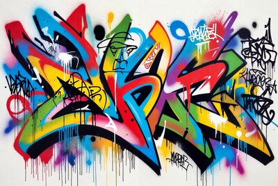 Colorful Graffiti Street Art