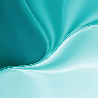 Abstract teal wavy fabric texture