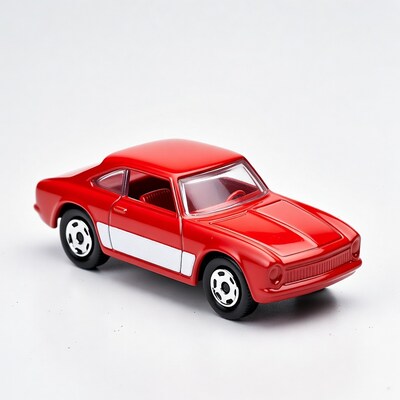 Red toy sports car