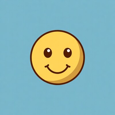 Smiling Yellow Cartoon Emoji