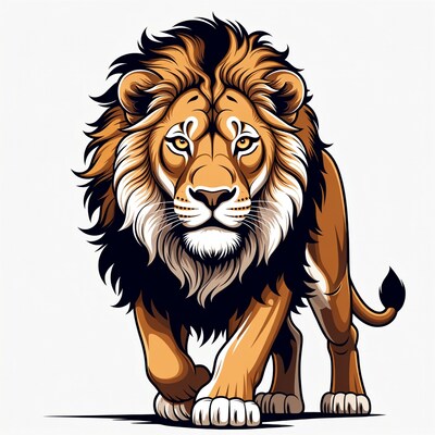 Roaring Lion Illustration
