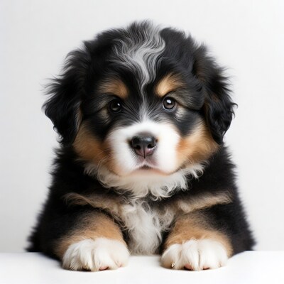 Cute Bernese Mountain Dog Puppy