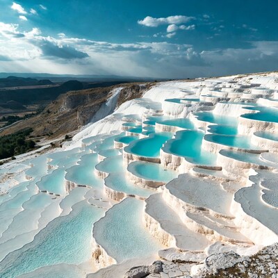 Pamukkale Travertine Terraces Turkey