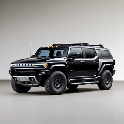 Black GMC Hummer EV SUV