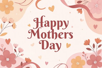Happy Mothers Day illustration