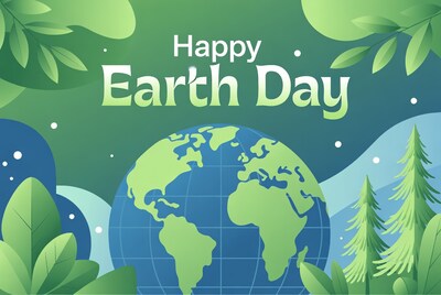 Happy Earth Day illustration