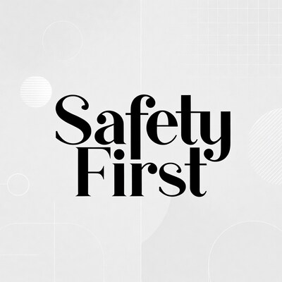 Safety First Typography Design