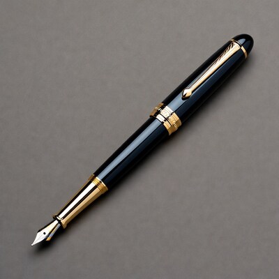 Black and Gold Fountain Pen