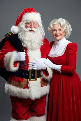 Santa Claus and Mrs Claus together