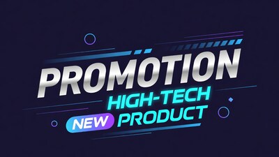 High-Tech New Product Promotion Banner