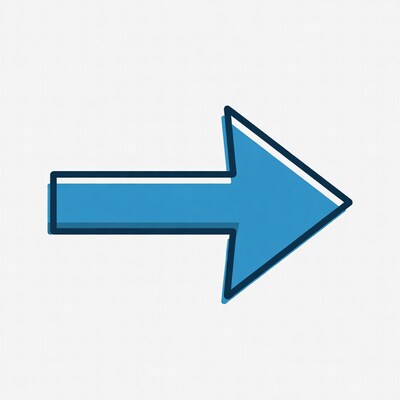 Blue right arrow icon