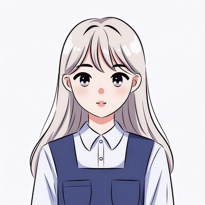 Anime girl in sailor uniform