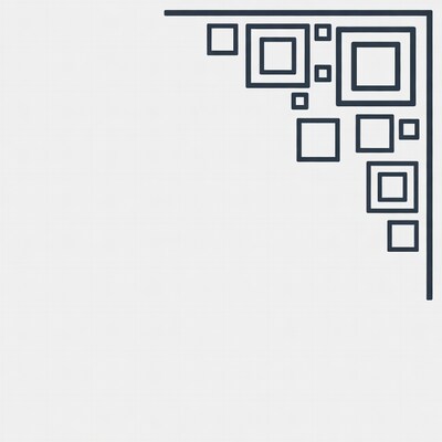 Corner frame of square frames