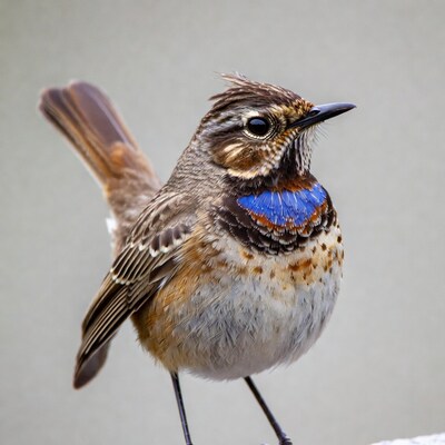 Eastern Bluebird with Vibrant Blue Throat