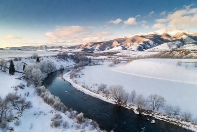 Snowy River in Mountain Valley