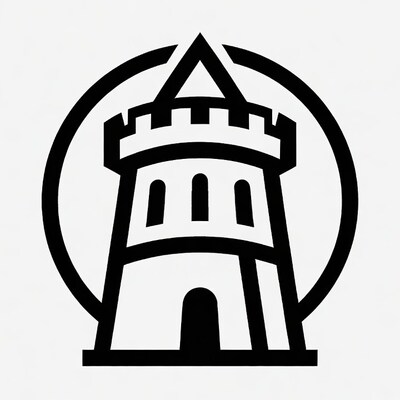 Tower in Circle Icon