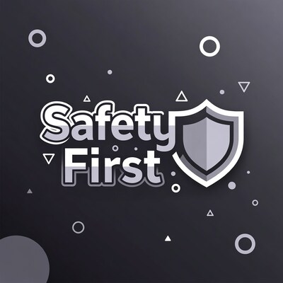 Safety First Shield Illustration