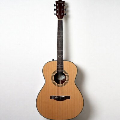 Yamaha Acoustic Guitar on White Wall
