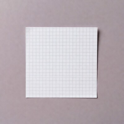 Blank Graph Paper Sticky Note