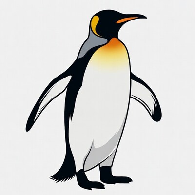 Emperor Penguin Illustration