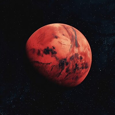 Mars Planet in Space