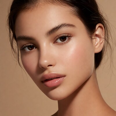 Beautiful woman close-up portrait