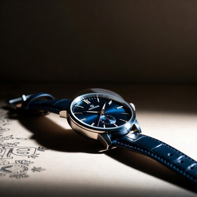 Blue Mad Paris Watch on Paper