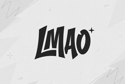 LMAO Text Logo Design