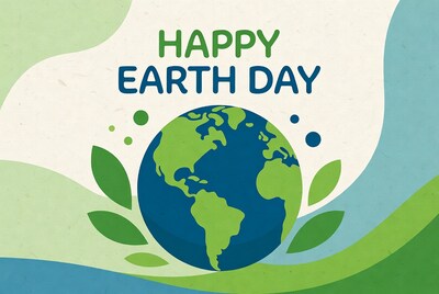 Happy Earth Day Illustration