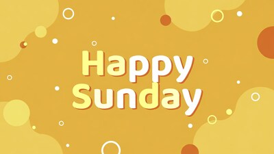 Happy Sunday illustration