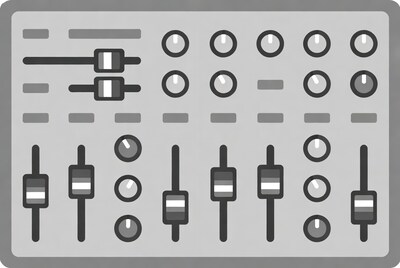 Audio Mixer Illustration