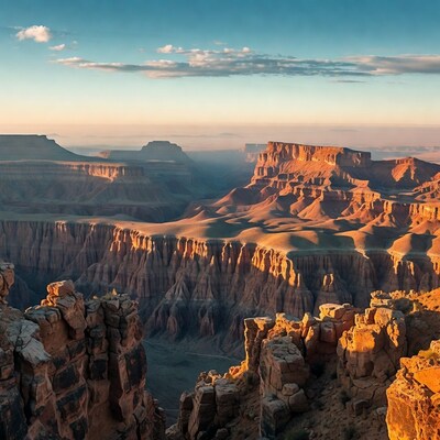 Grand Canyon Sunset Panorama