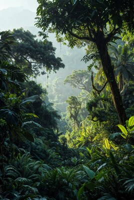 Lush Tropical Rainforest Canopy
