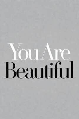 You Are Beautiful text graphic