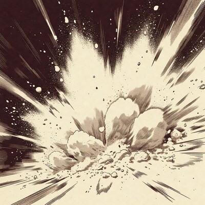 Explosive Blast Illustration