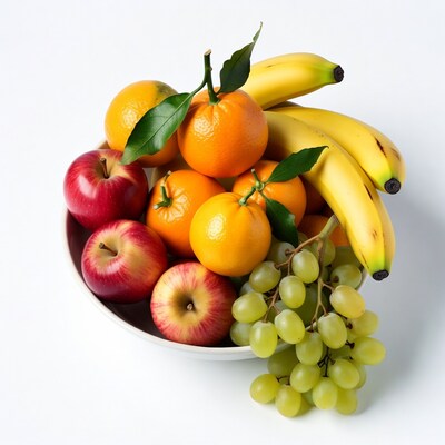 Mixed fruits in white bowl