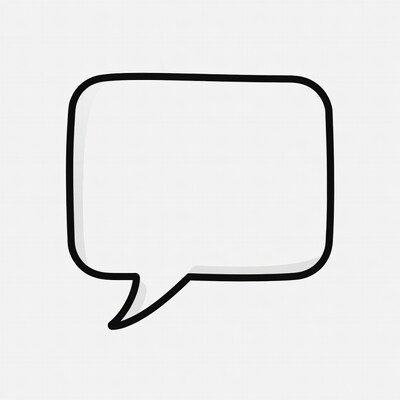 Empty Speech Bubble Illustration