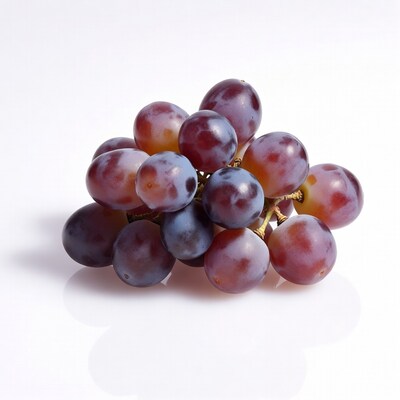 Bunch of red grapes