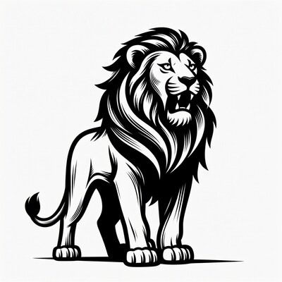 Roaring Lion Illustration