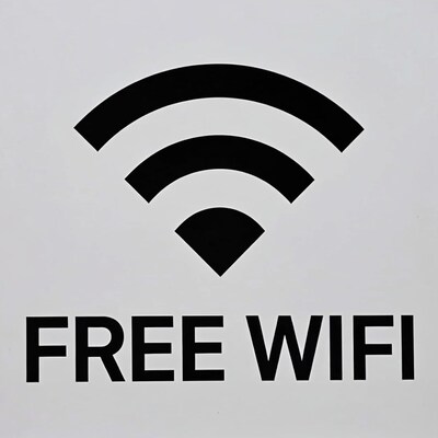 Free WiFi Sign