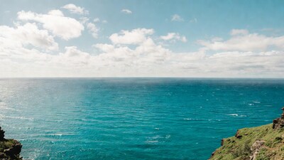 Ocean from Cliff Top