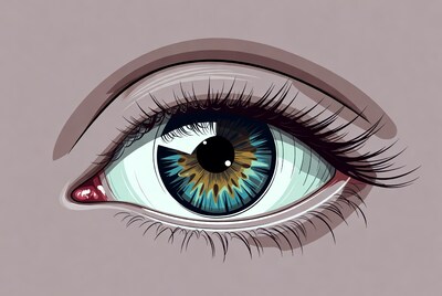 Blue Eye Illustration